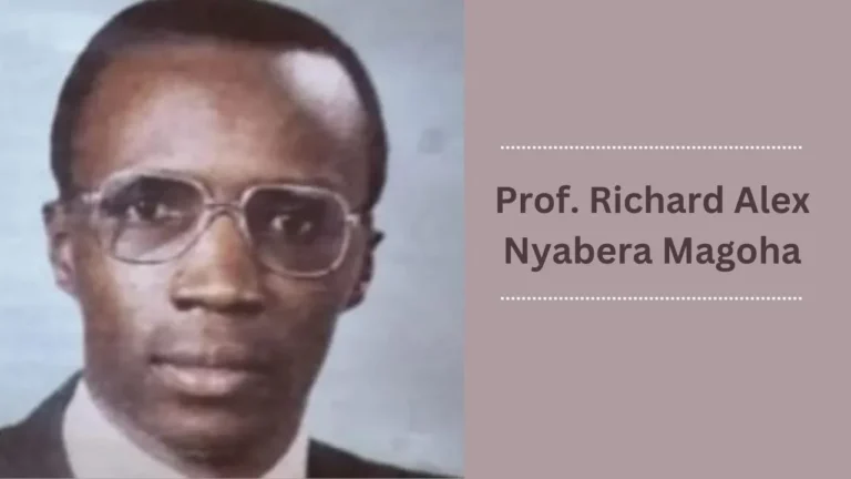 Prof. Richard Alex Nyabera Magoha Cause Of Death and Wife