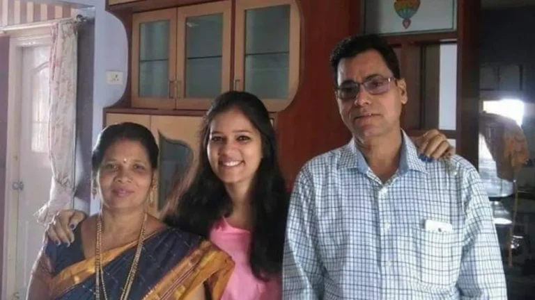 Brinda Acharya Parents and Sister