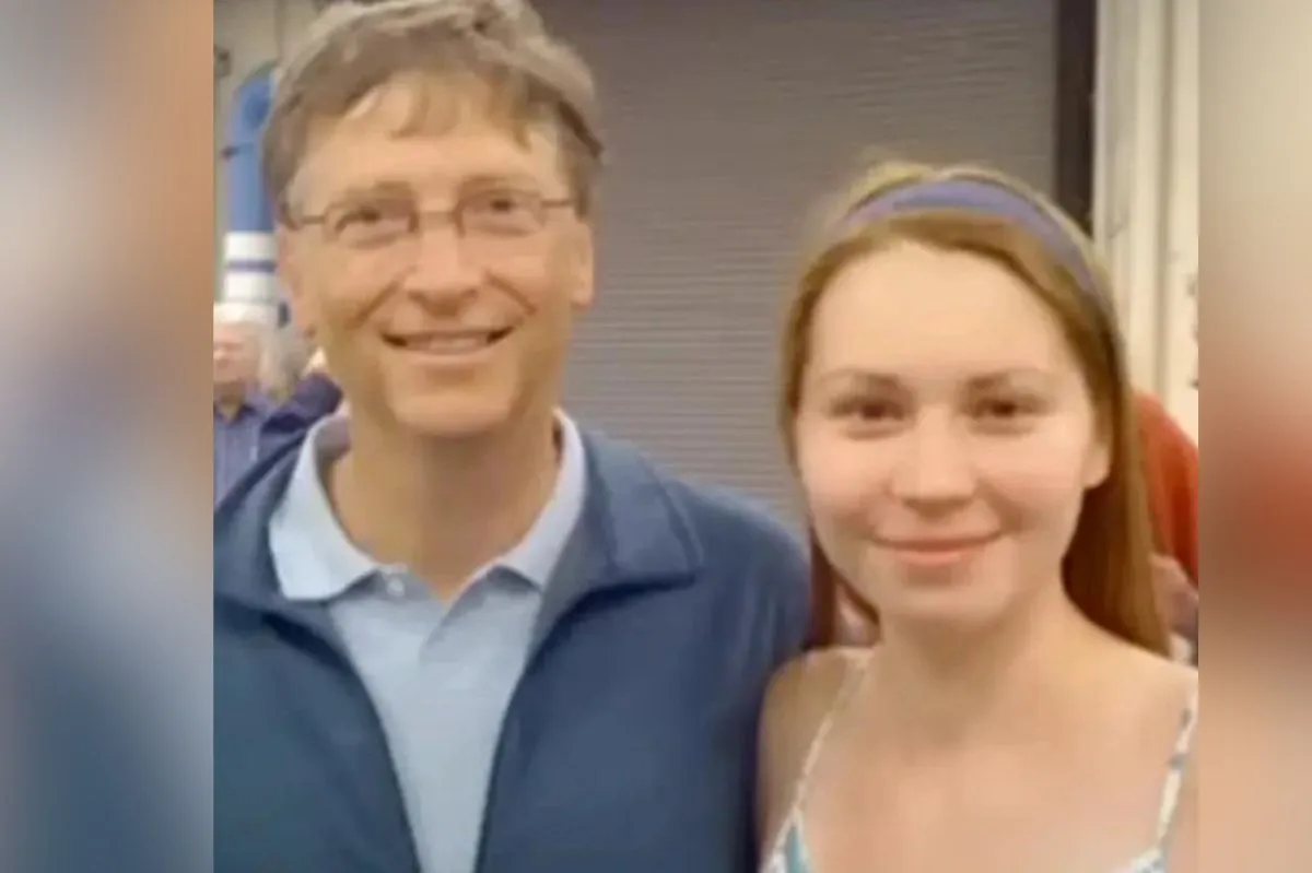 Mila Antonova and Bill Gates